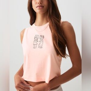 Ardene Pink Muscle Tee